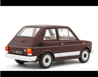 Fiat 126 Personal 4 RED 1980 Rosso amaranto Laudoracing 1:18 Resinemodell (Türen, Motorhaube... nicht zu öffnen!)